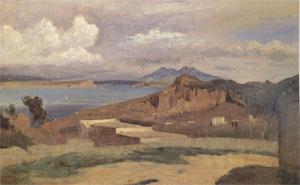 Jean Baptiste Camille  Corot Ischia,View from the Slopes of Mount Epomeo (mk05) Germany oil painting art